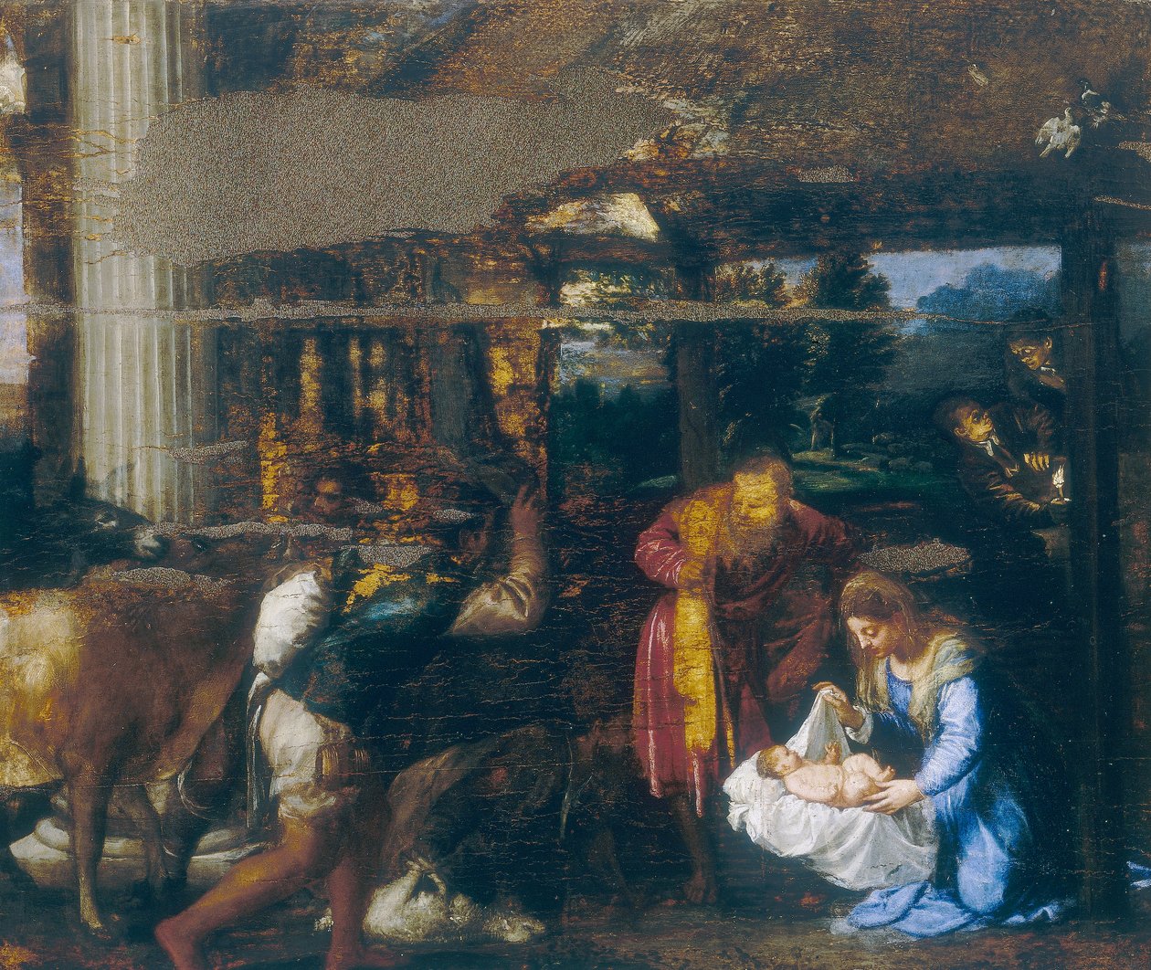çobanların hayranlığı by Tiziano Vecelli