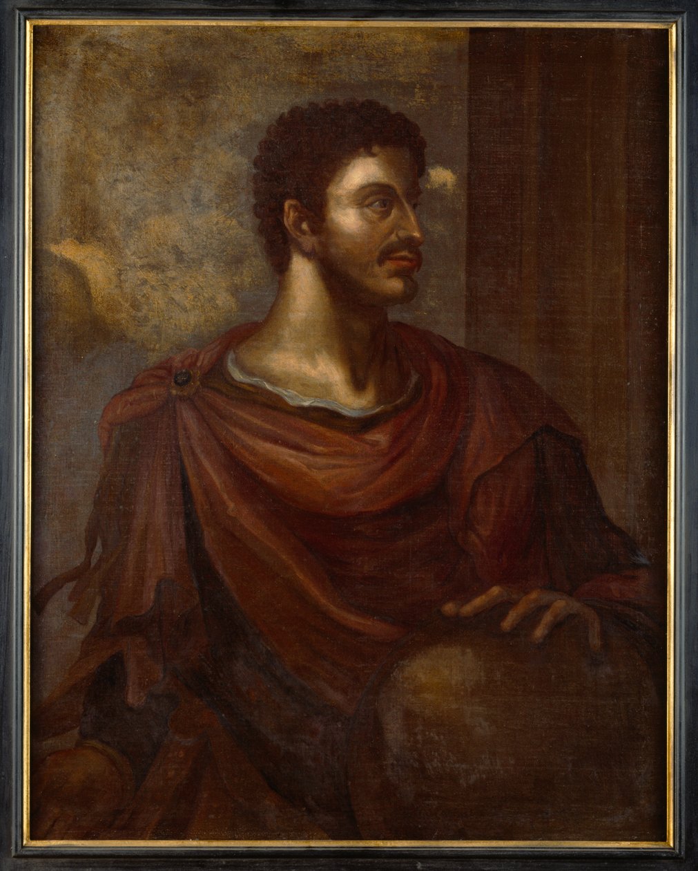 Augustus Octavius (tuval üzerine yağlıboya) by Titian (c.1488 1576) (after)