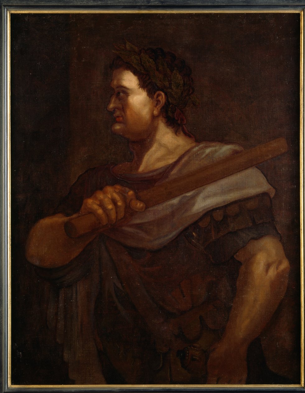 Flavius Domitian (tuval üzerine yağlıboya) by Titian (c.1488 1576) (after)