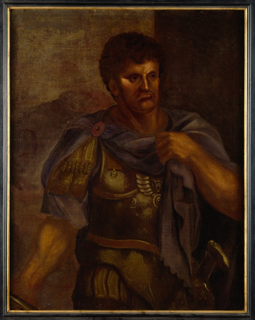 Nero Claudius (tuval üzerine yağlıboya) by Titian (c.1488 1576) (after)