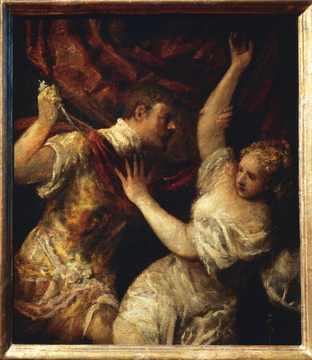 Avusturya, Viyana, Tarquinius ve Lucretia by Titian (c.1488 1576)