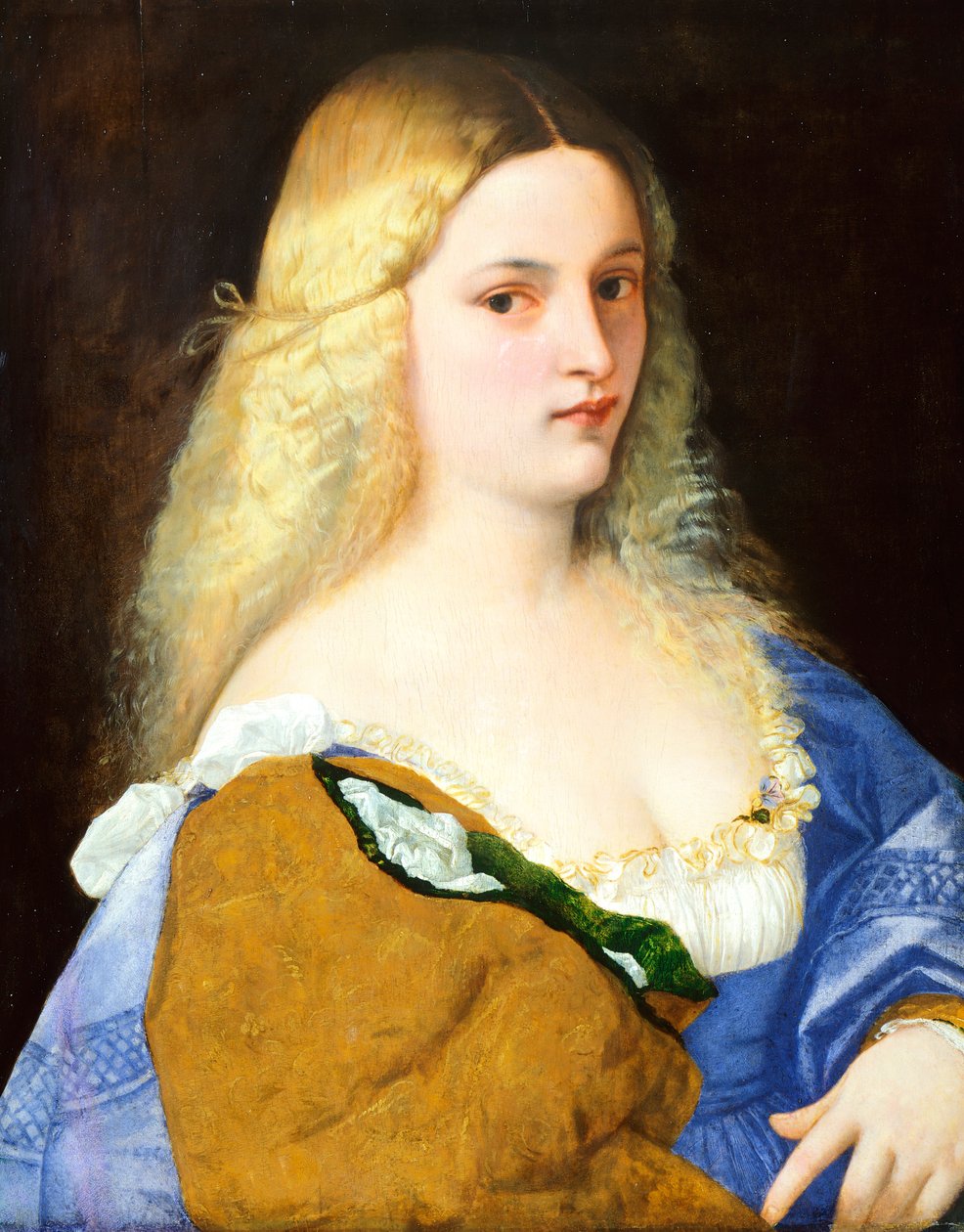 Violante, Titian (yaklaşık 1490-1576), tuval üzerine yağlı boya, 64x51 cm by Titian (c.1488 1576)
