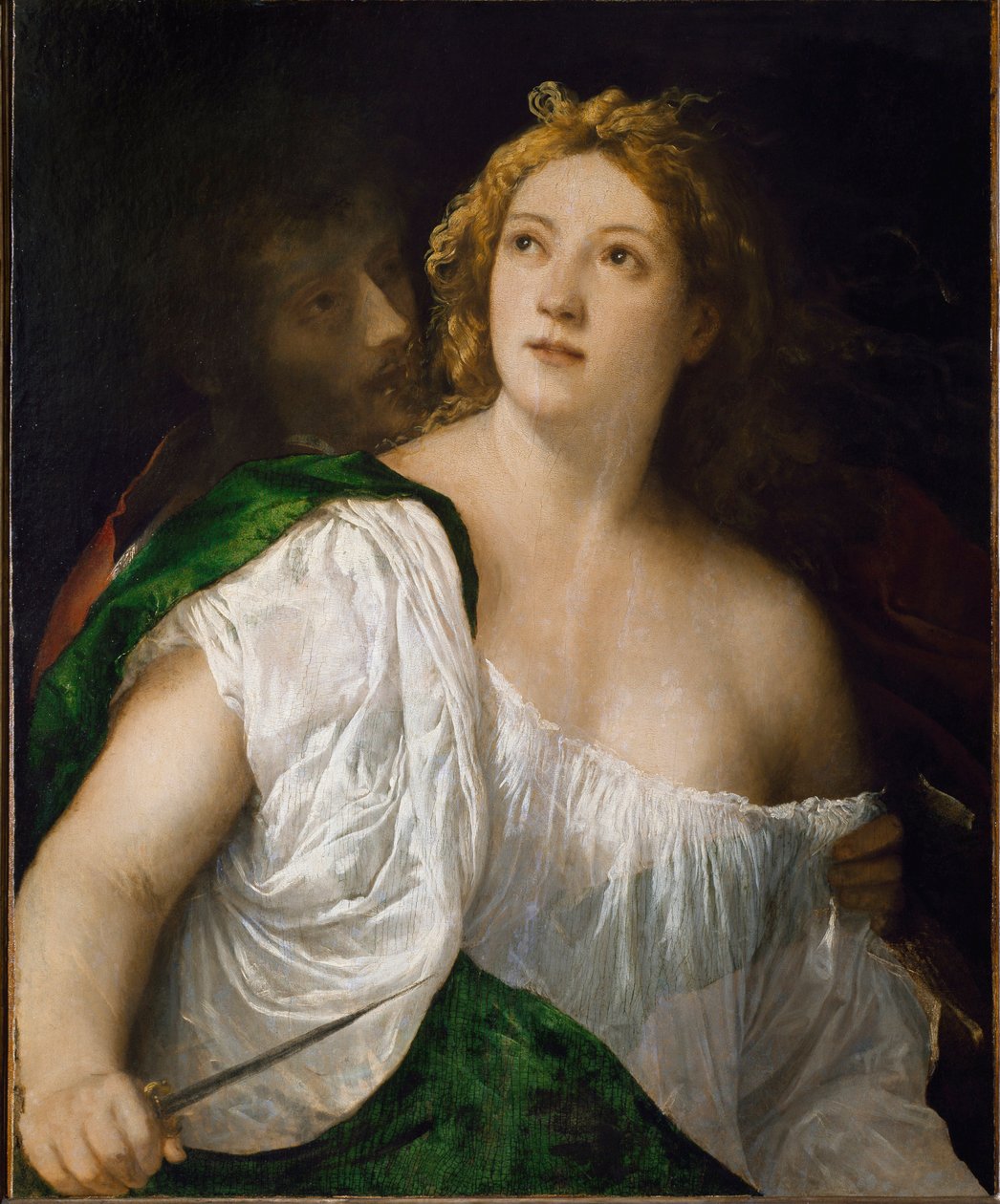 Lucrece ve Tarquin (Resim by Titian (c.1488 1576)