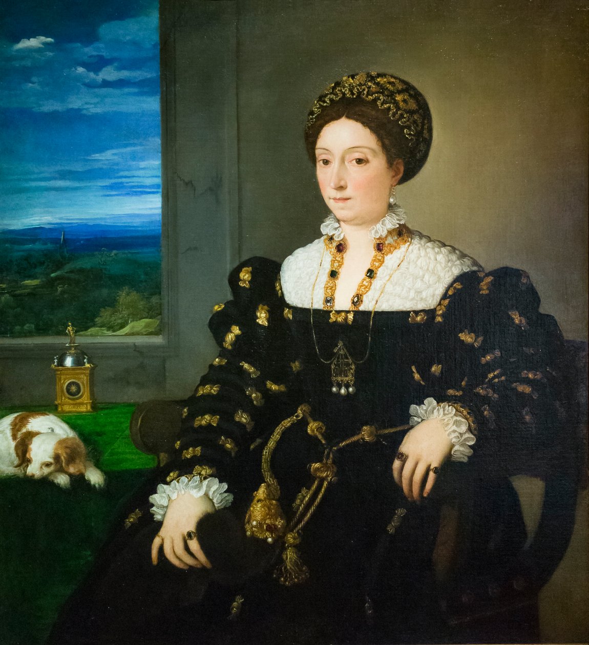 Eleonora Gonzaga'nın Portresi by Titian (c.1488 1576)