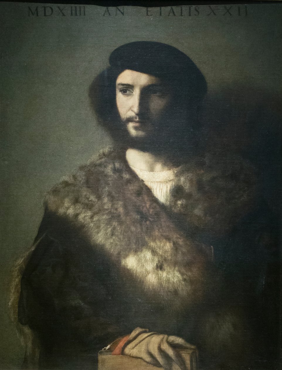Hasta adam olarak bilinen bir adamın portresi by Titian (c.1488 1576)