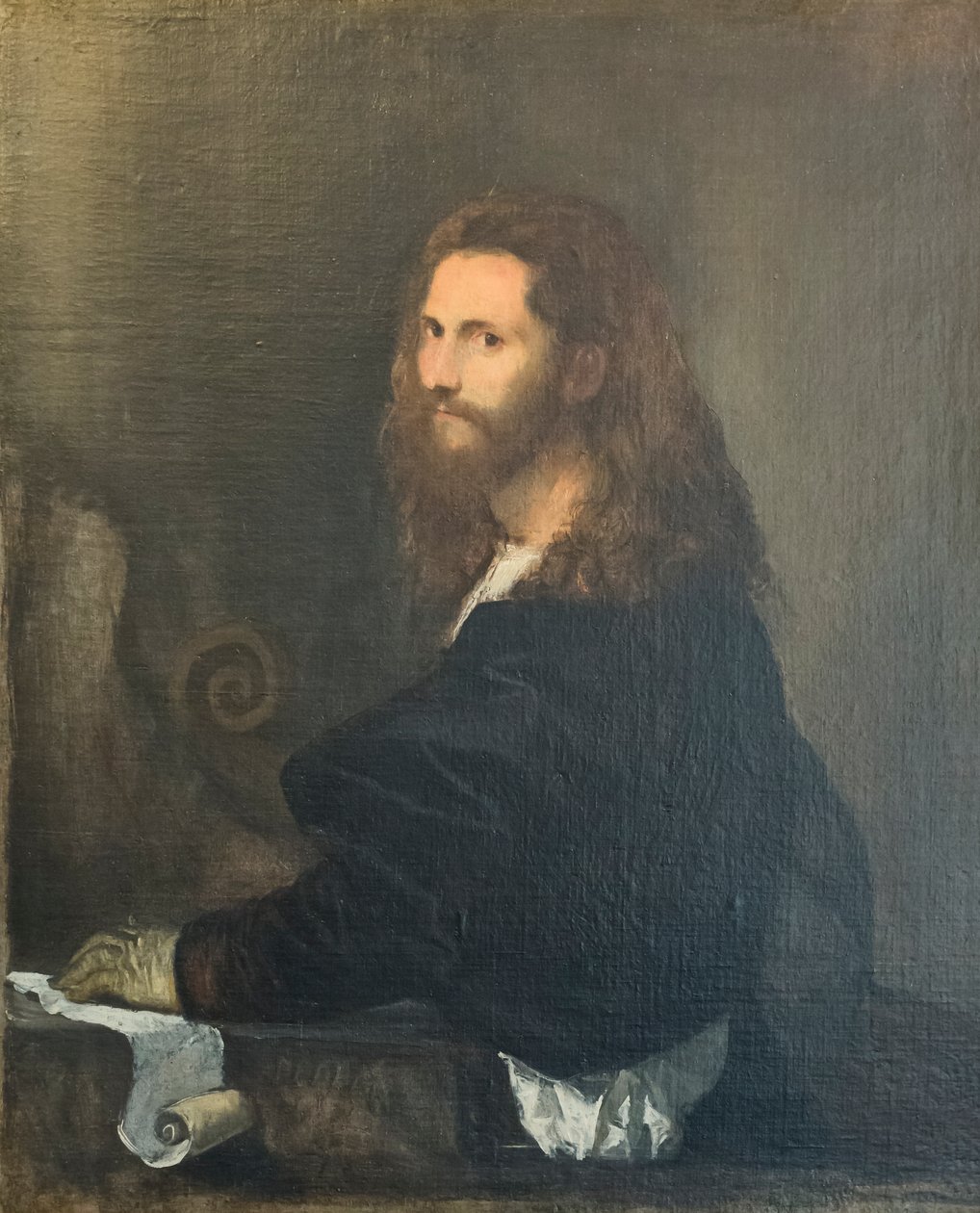 Bir müzisyenin portresi by Titian (c.1488 1576)