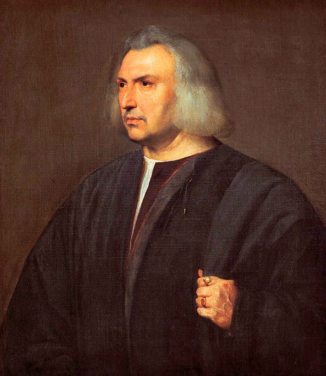 Parma'dan doktor Gian Giacomo Bartolotti'nin portresi by Tiziano Vecelli