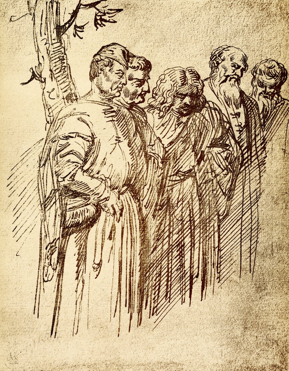 Aziz Anthony mucizesinden bir grup izleyici by Tiziano Vecelli