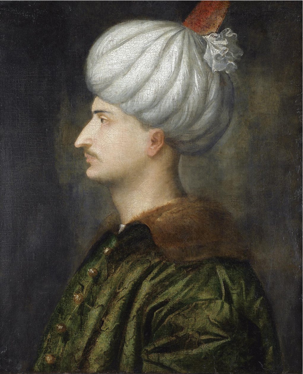 Kanuni Sultan Süleyman I. by Titian,
