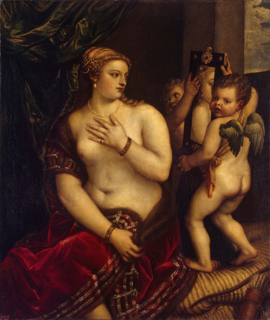 Aynalı Venüs, 1560 by Titian,