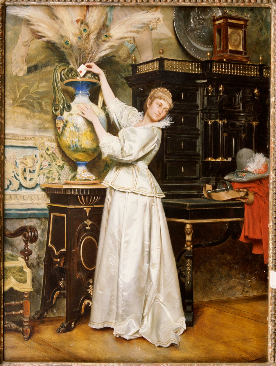 Gizli Posta Kutusu, 1876 by Tito Conti