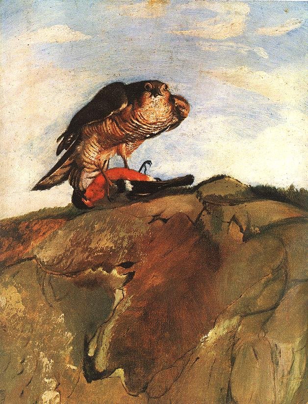 yırtıcı kuş by Tivadar Kosztka Csontvary