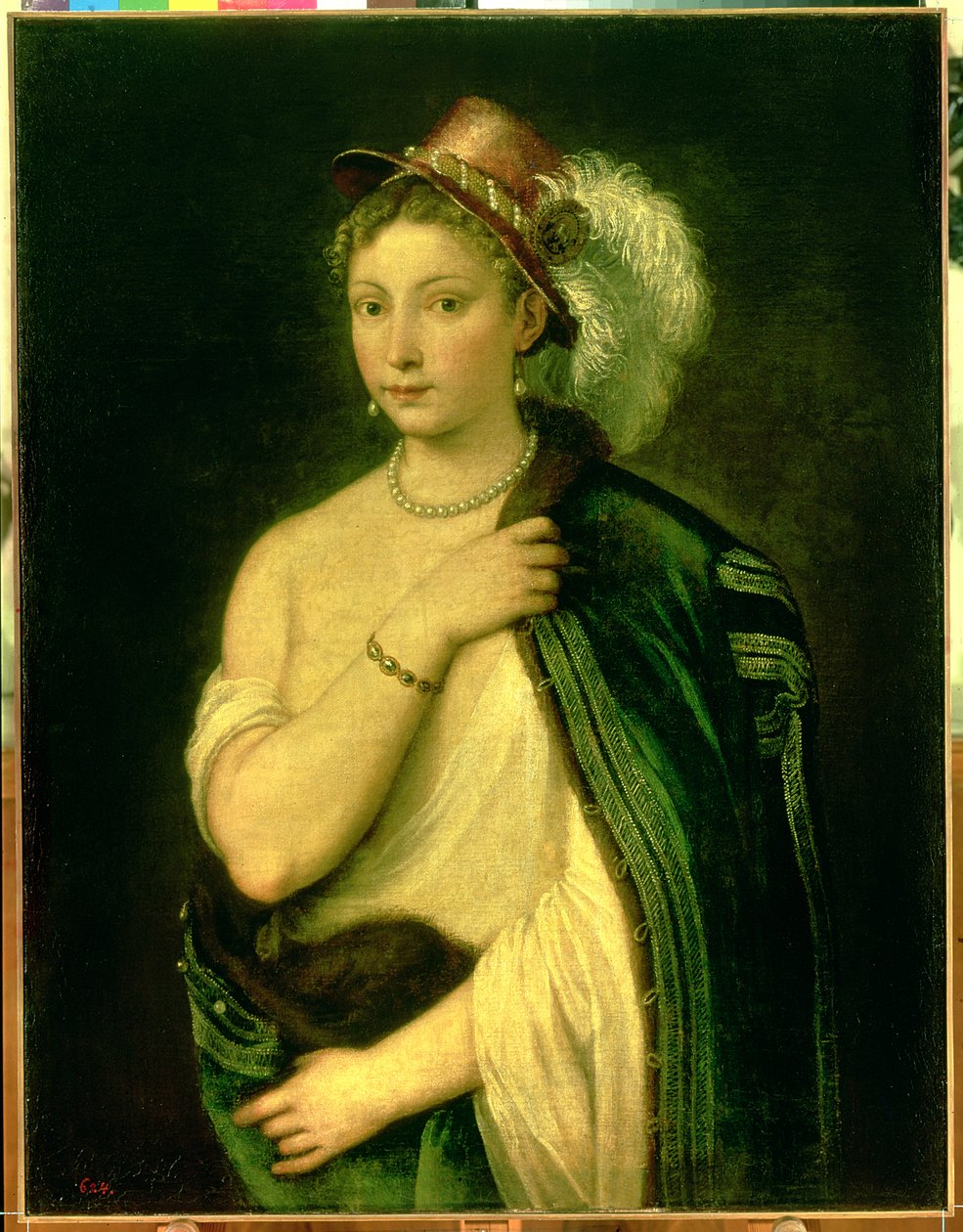 Kadın Portresi, c.1536 by Tiziano Vecelli