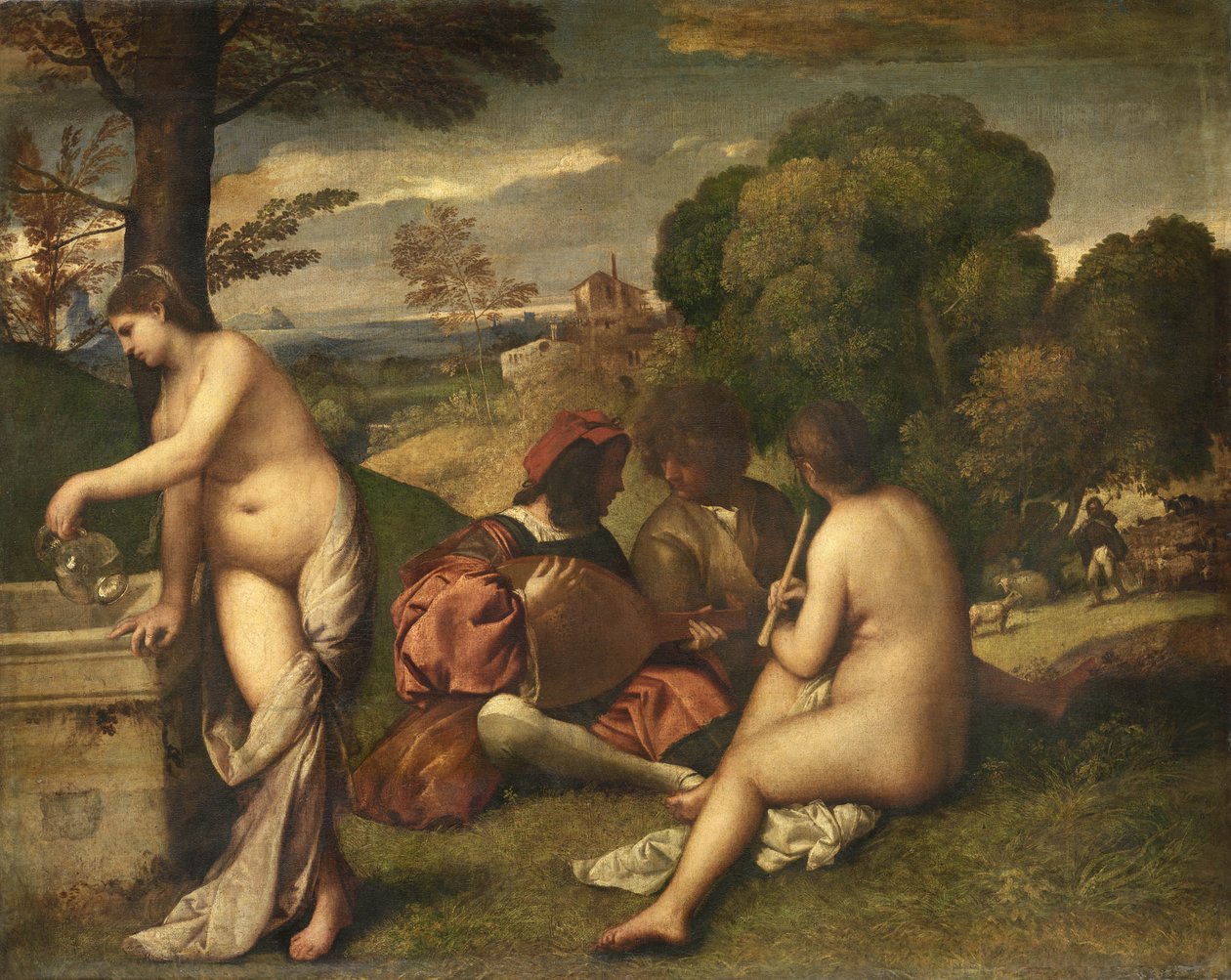 Le Concert champêtre by Tiziano Vecelli