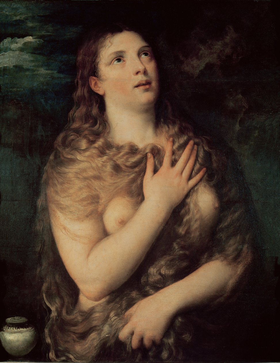 Mary Magdalene  by Tiziano Vecelli