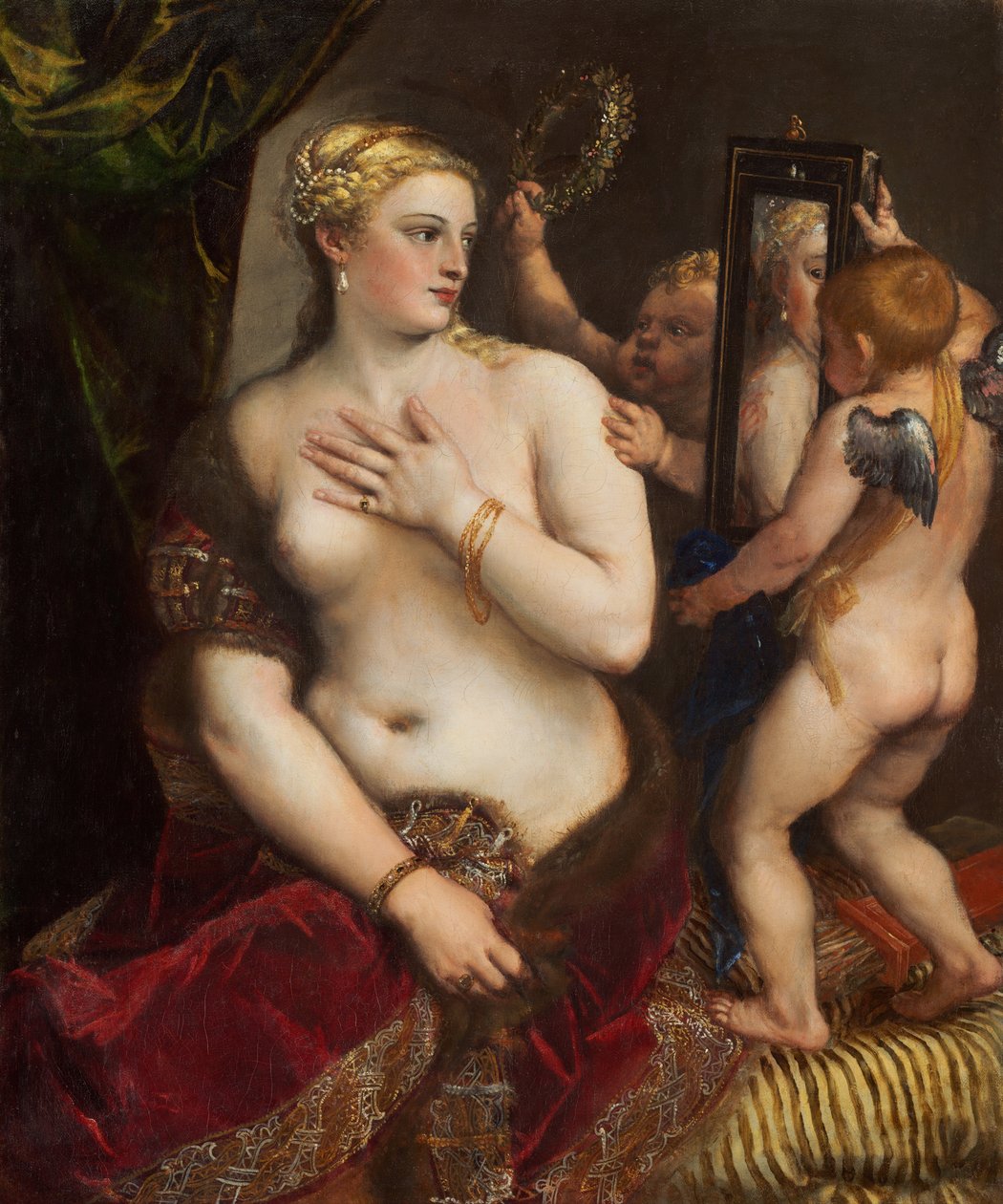 Aynalı Venüs by Tiziano Vecelli