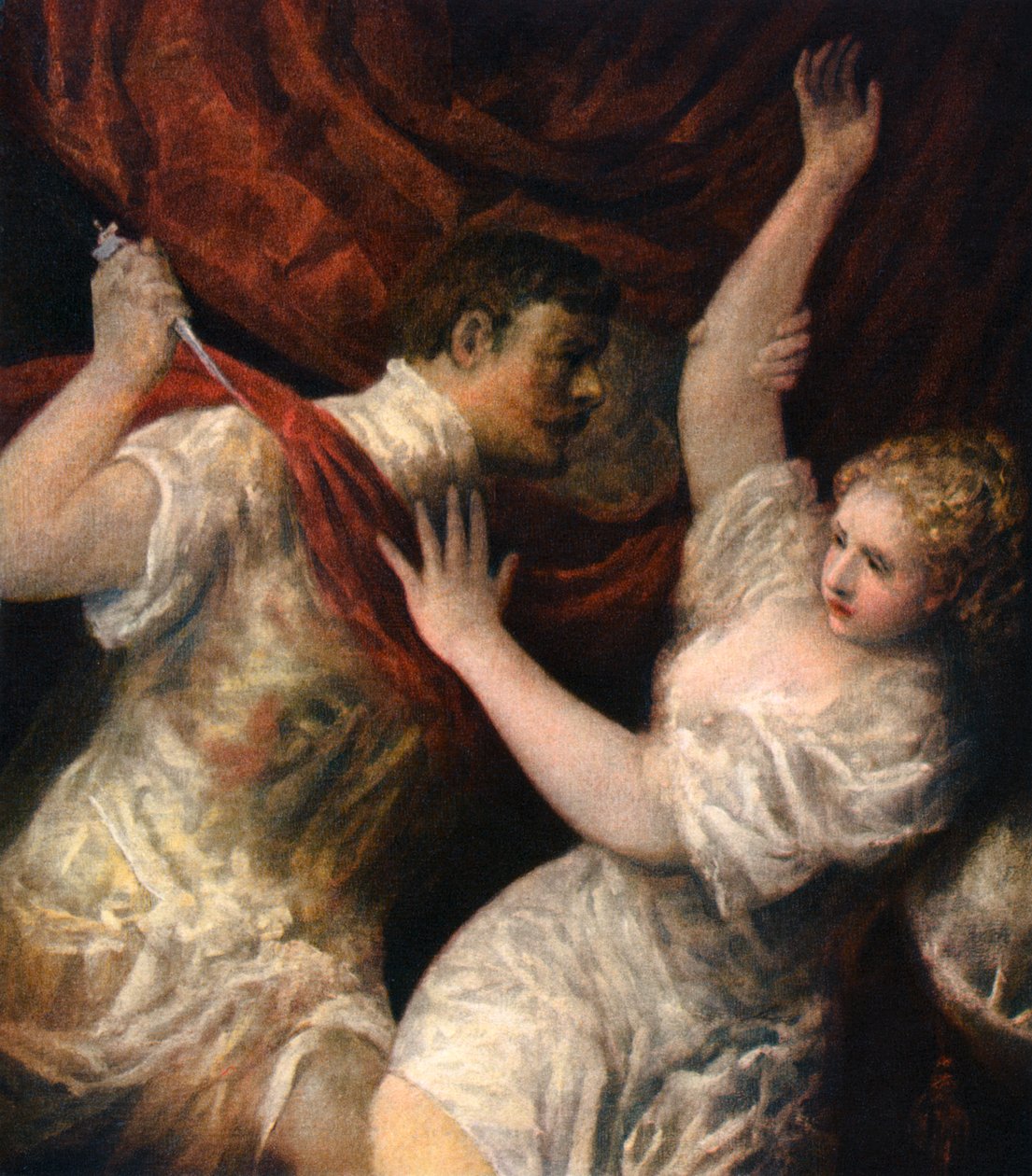 Lucretia ve Tarquinius, c1560s, 1937 by Tiziano Vecelli