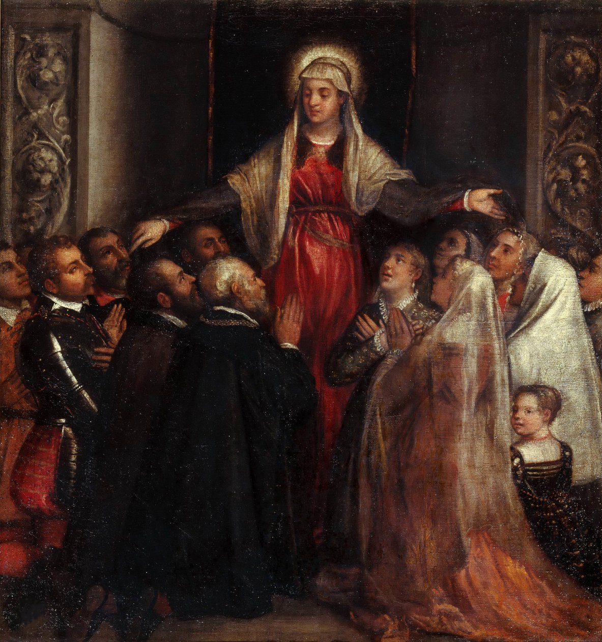 Merhametli Madonna Merhametli Madonna, 1573. by Tiziano Vecelli