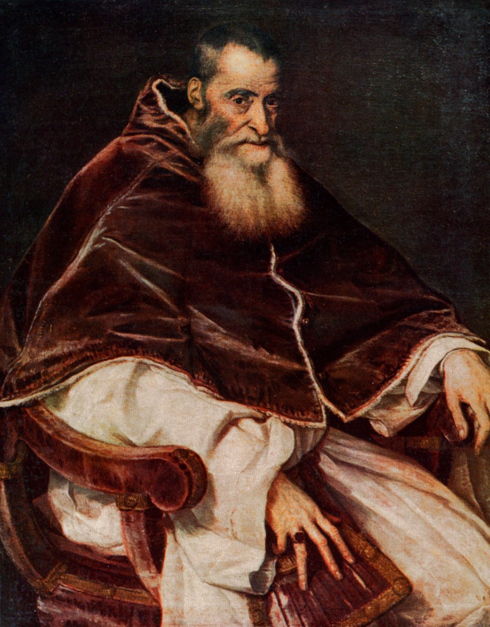 Papa III. Paul 1468-1549, 1543 1930. by Tiziano Vecelli