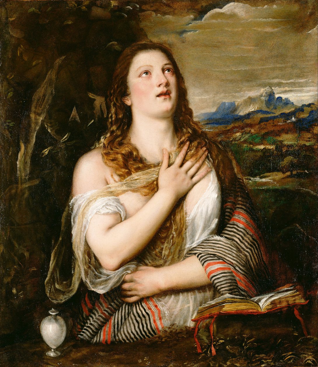Tövbekar Mary Magdalene, c. 1560 by Tiziano Vecelli