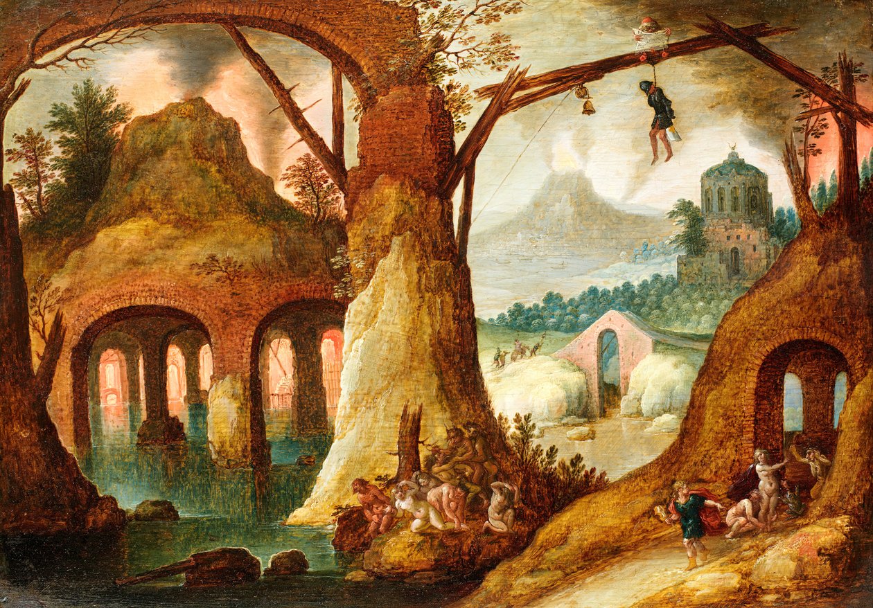 Yeraltı Dünyasından Dönen Orpheus, 1630. by Tobias Verhaecht