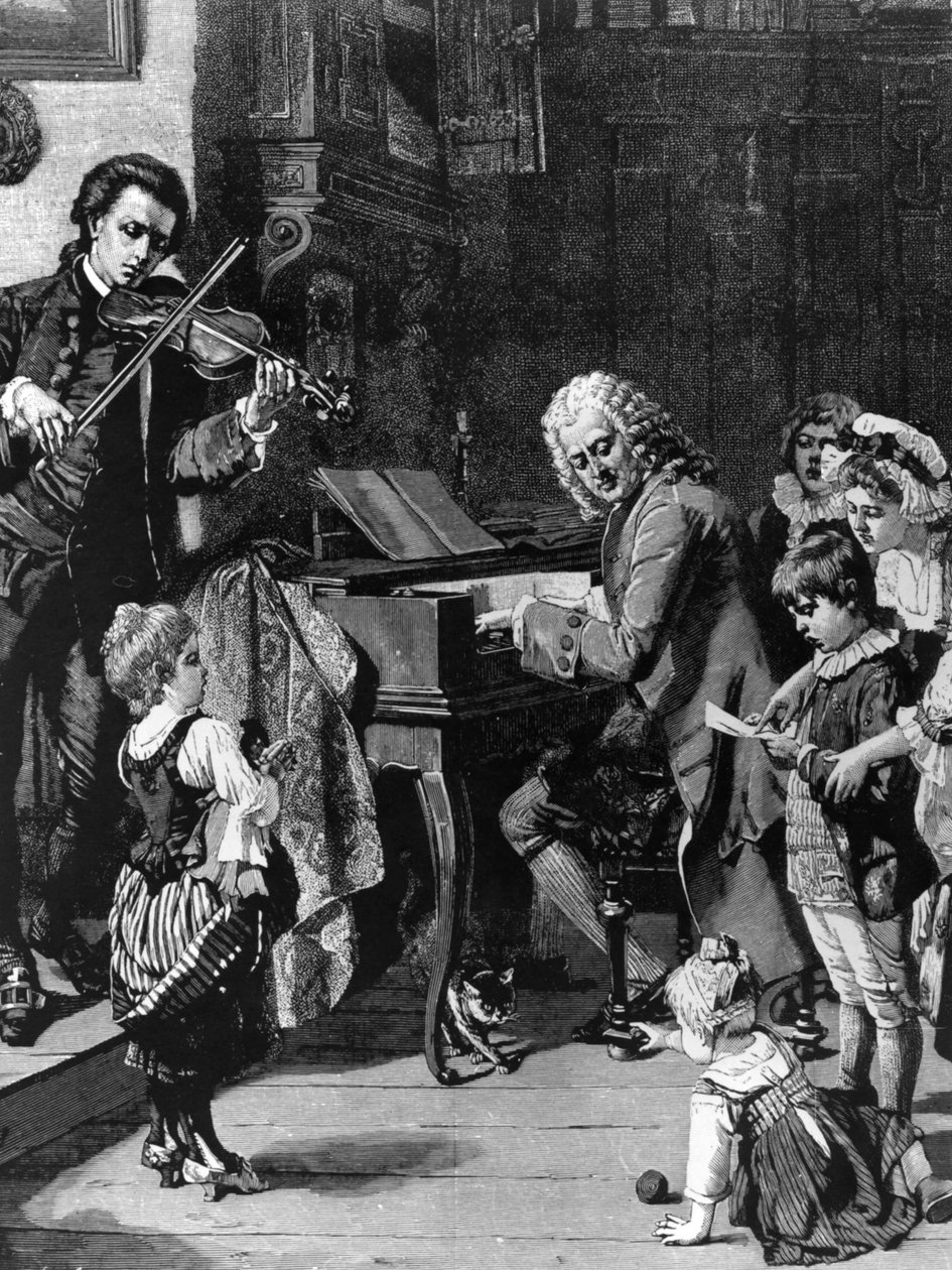 Jean Sebastien Bach (Johann Sebastian Bach) by Toby Edward  Rosenthal