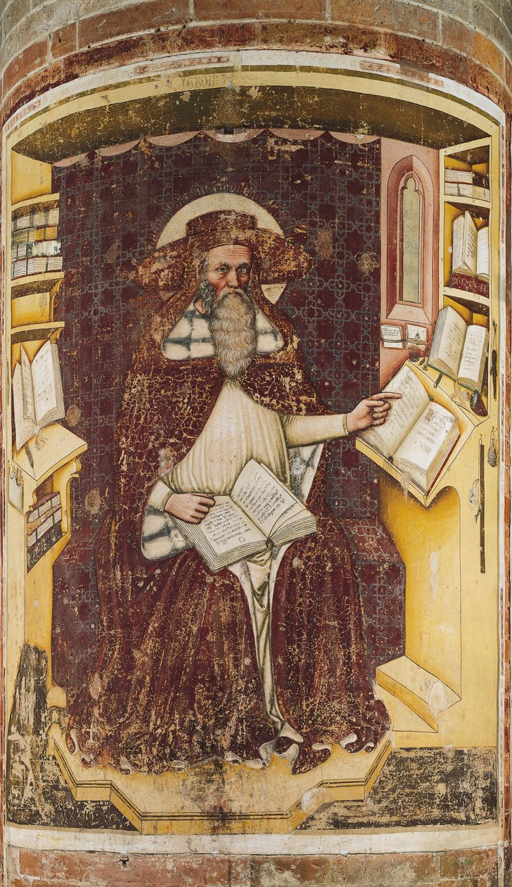Aziz Jerome, Tommaso da Modena (1326-1379), San Nicolo Kilisesi, Treviso by Tomaso da (late 15th century) Modena