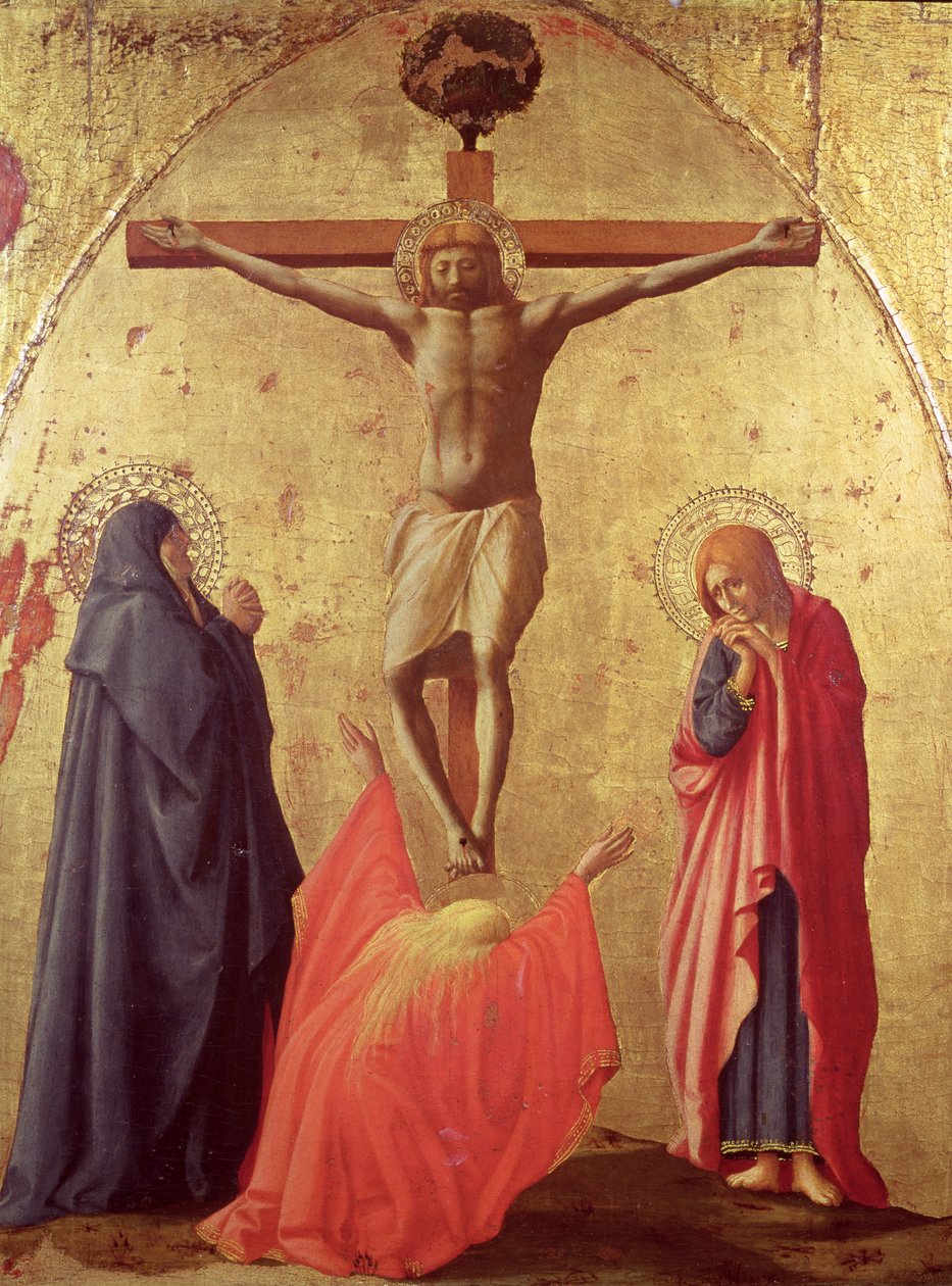Çarmıha Gerilme, 1426 (panelde tempera) by Tommaso Masaccio