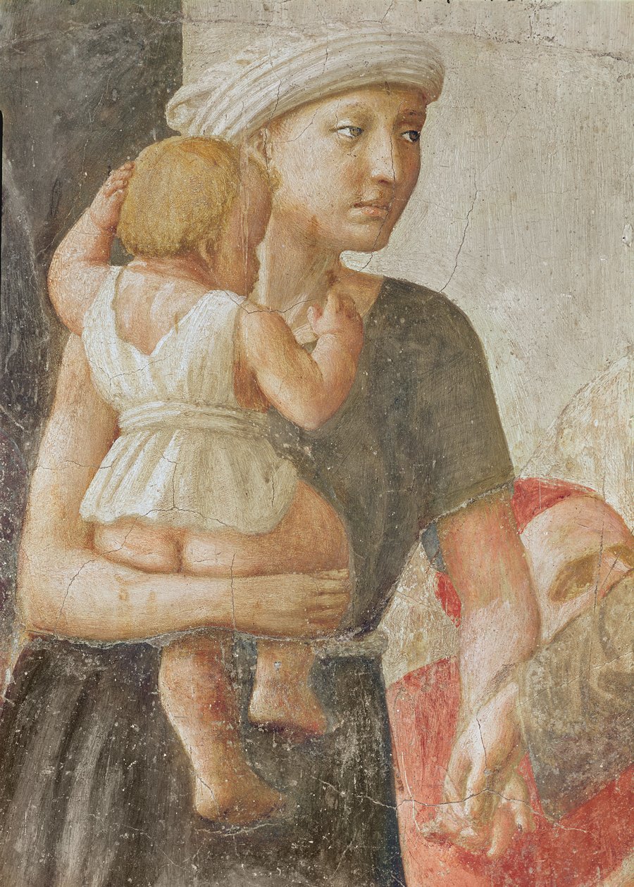 Kadın ve çocuktan detay, St. Peter ve St. Paul Distributing Sadaka