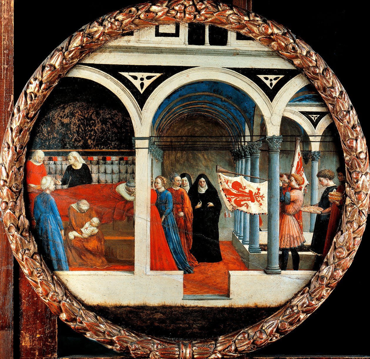 Doğuş, Tommaso Masaccio (1401-1428), tuval üzerine tempera, 56 cm çap by Tommaso Masaccio