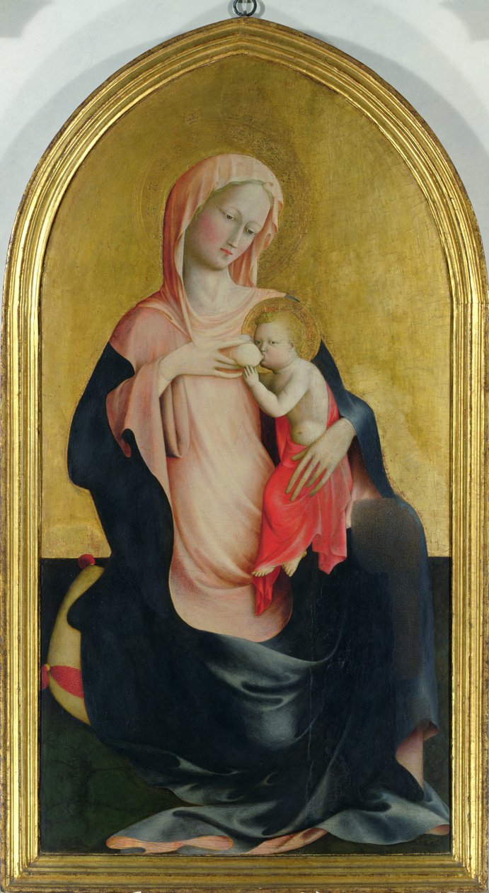 Alçakgönüllü Madonna, c.1410 (panelde tempera) by Tommaso Masolino da Panicale