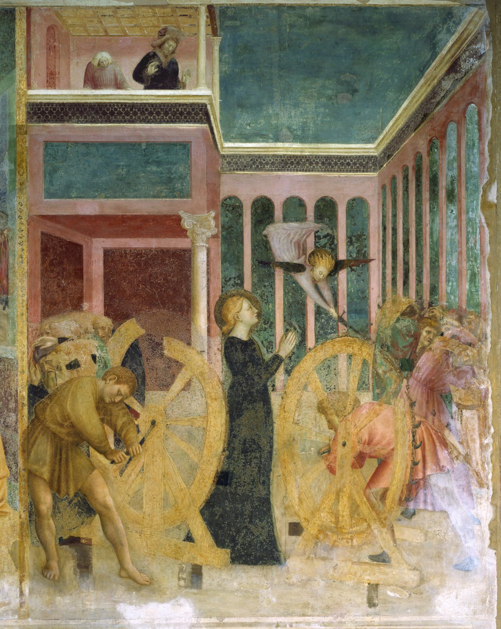 St Catherine tekerlekler arasında, Stories of St Catherine