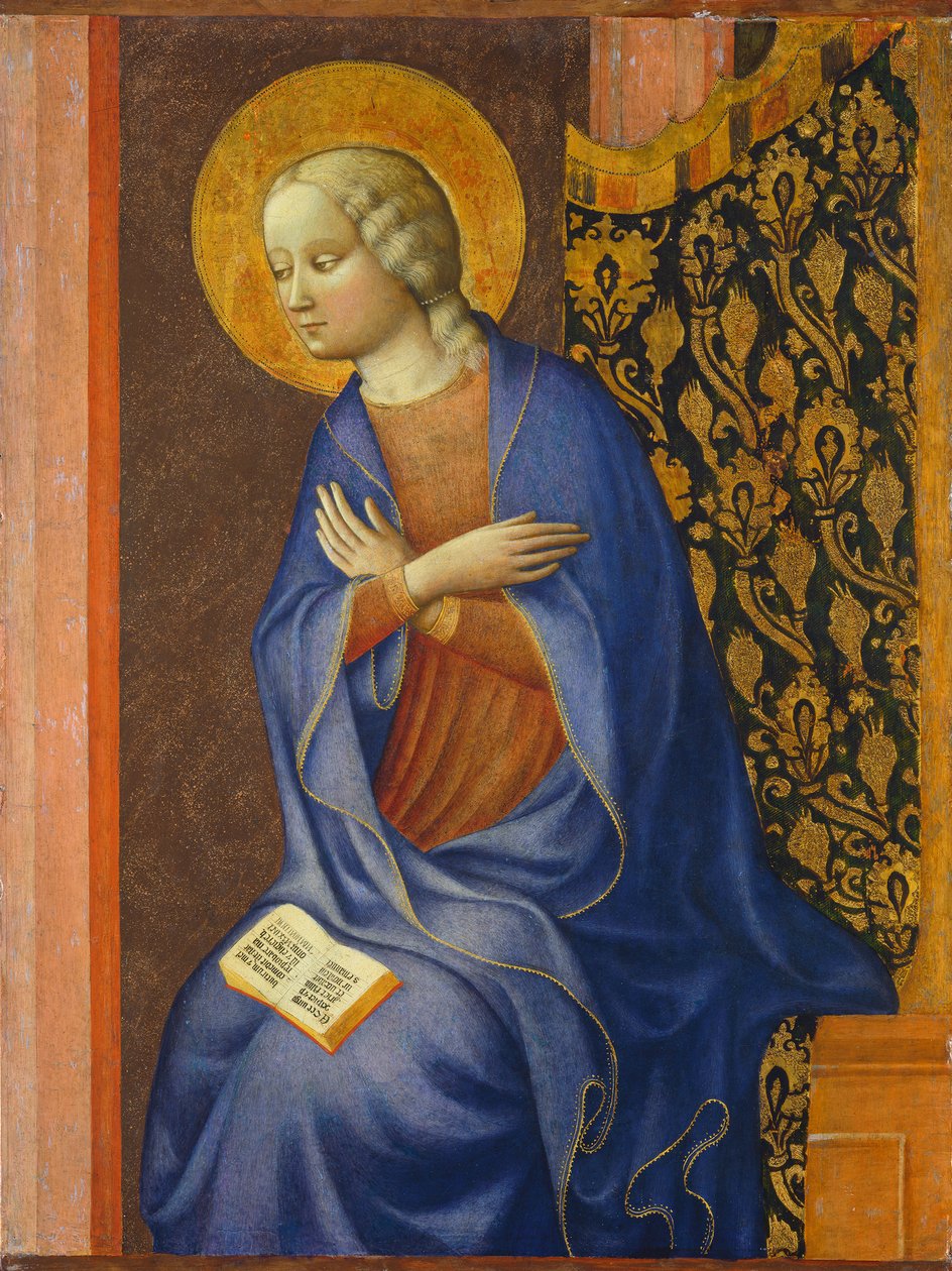 Bakire Müjde, c. 1430 (panelde sıcaklık) by Tommaso Masolino da Panicale