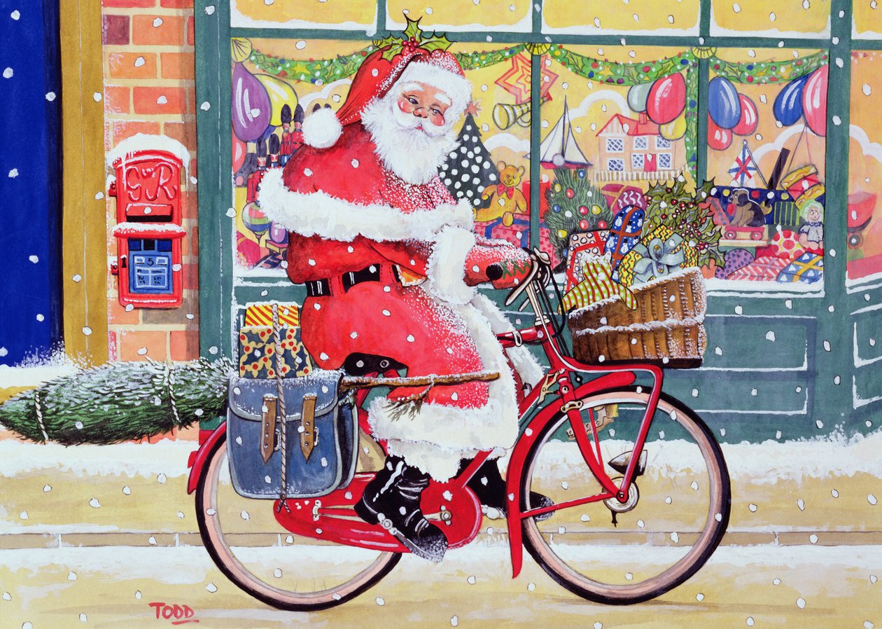 Bisikletle Noel Baba (wc) by Tony Todd