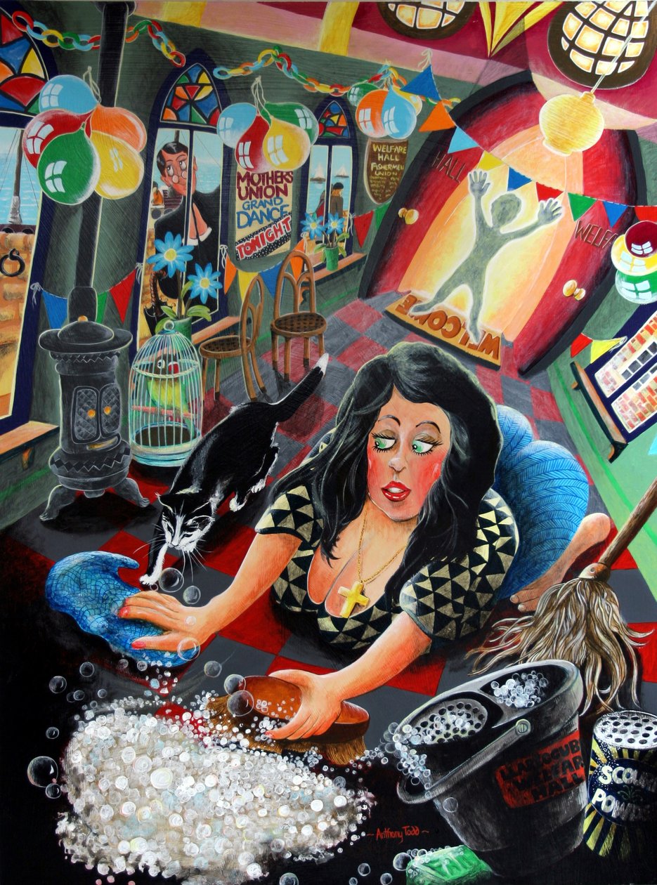 Polly Garter, 2005 (panelde akrilik) by Tony Todd