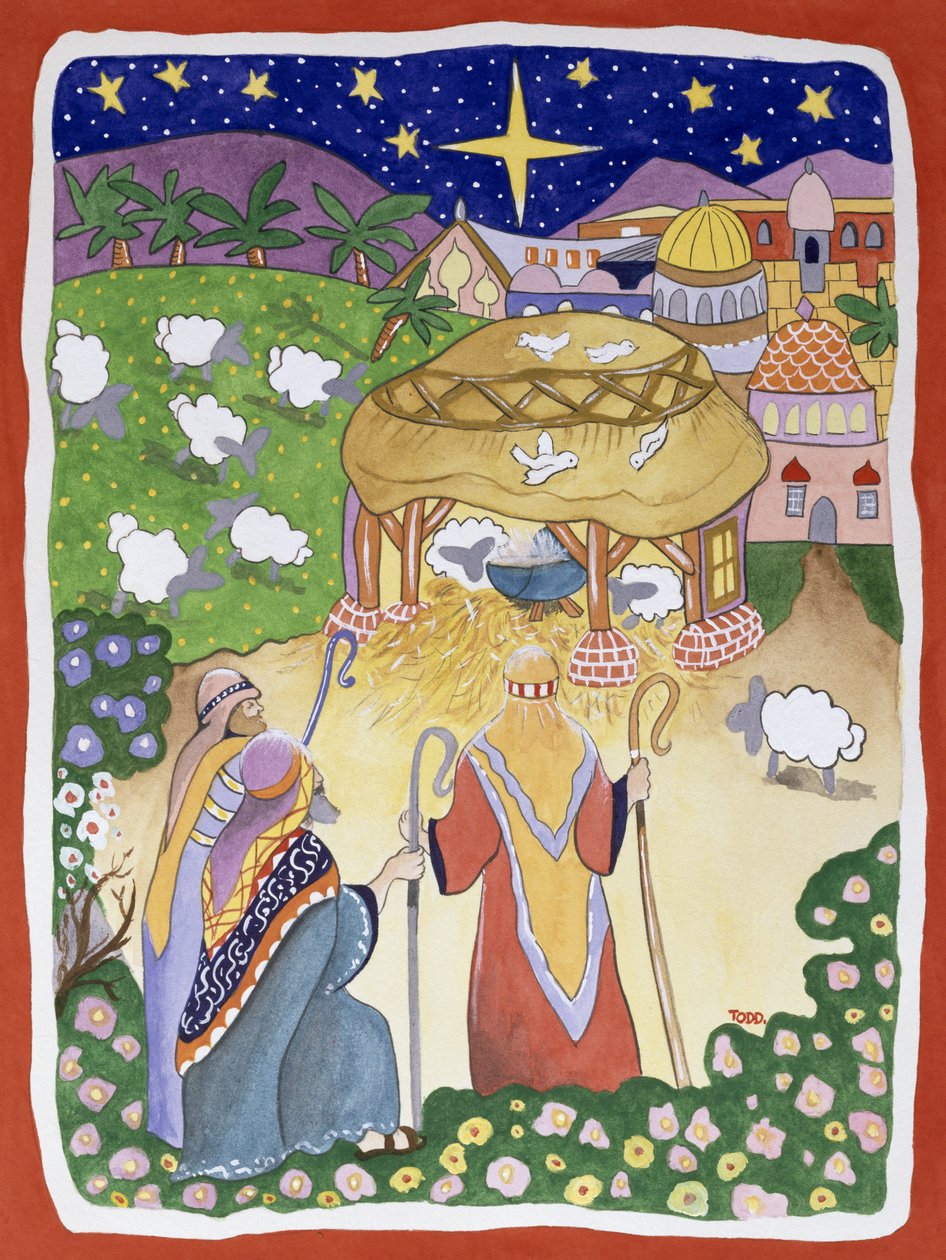 Üç Çoban, 2005 (kağıt üzerinde wc) by Tony Todd