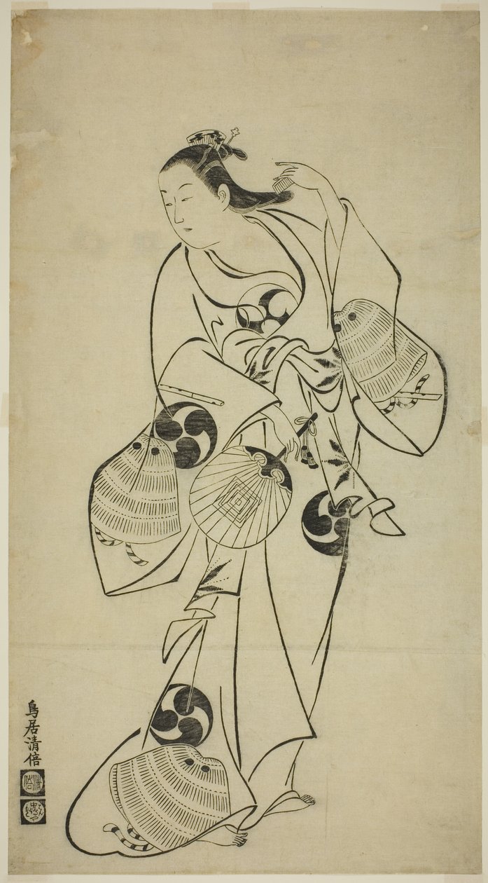 Daimi Güzellik Olarak Aktör by Torii Kiyomasu I