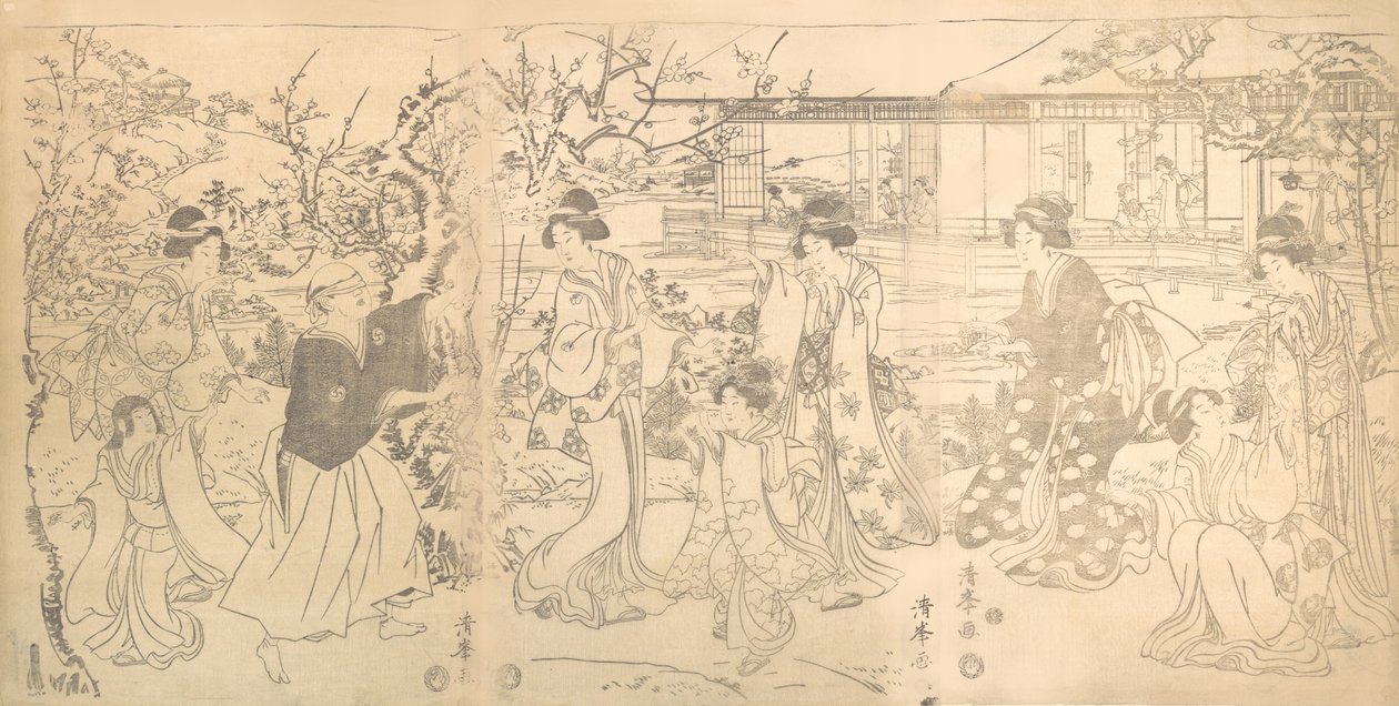 47 Sadık Perakendecinin Chushingura Kan davasından bir sahne, yaklaşık. 1820. by Torii Kiyomine