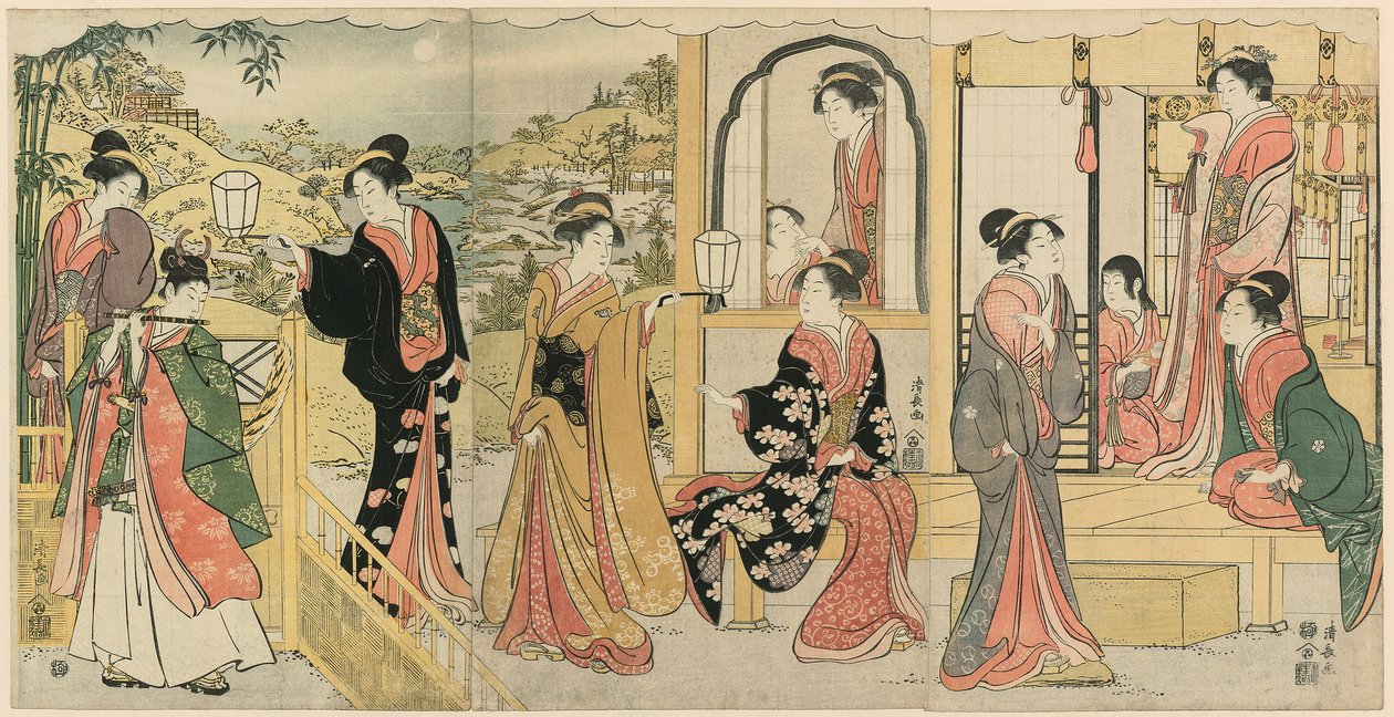 Ushiwakamaru Serenating Prenses Joruri