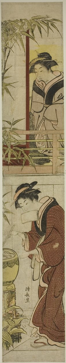 Ellerini Yıkanan Fahişe by Torii Kiyonaga