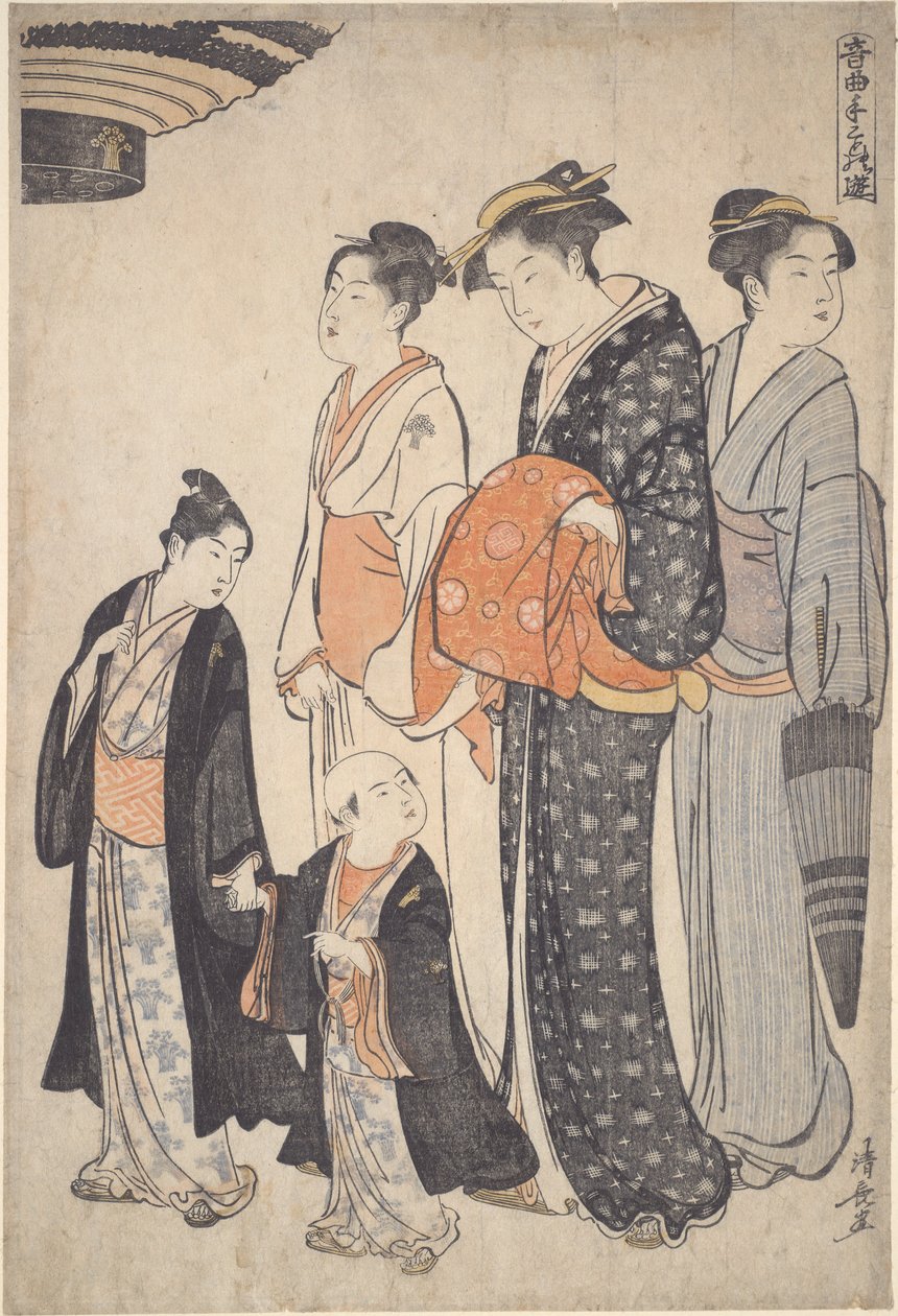 Müzikli Oyunlardan by Torii Kiyonaga