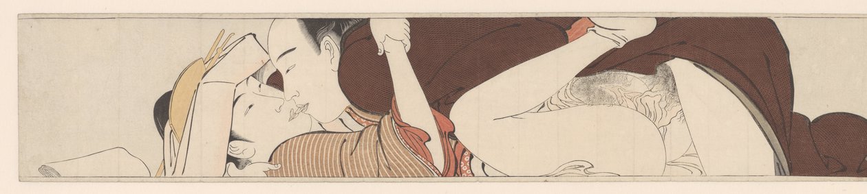aceleci aşk Sode no maki (dizi adı) by Torii Kiyonaga