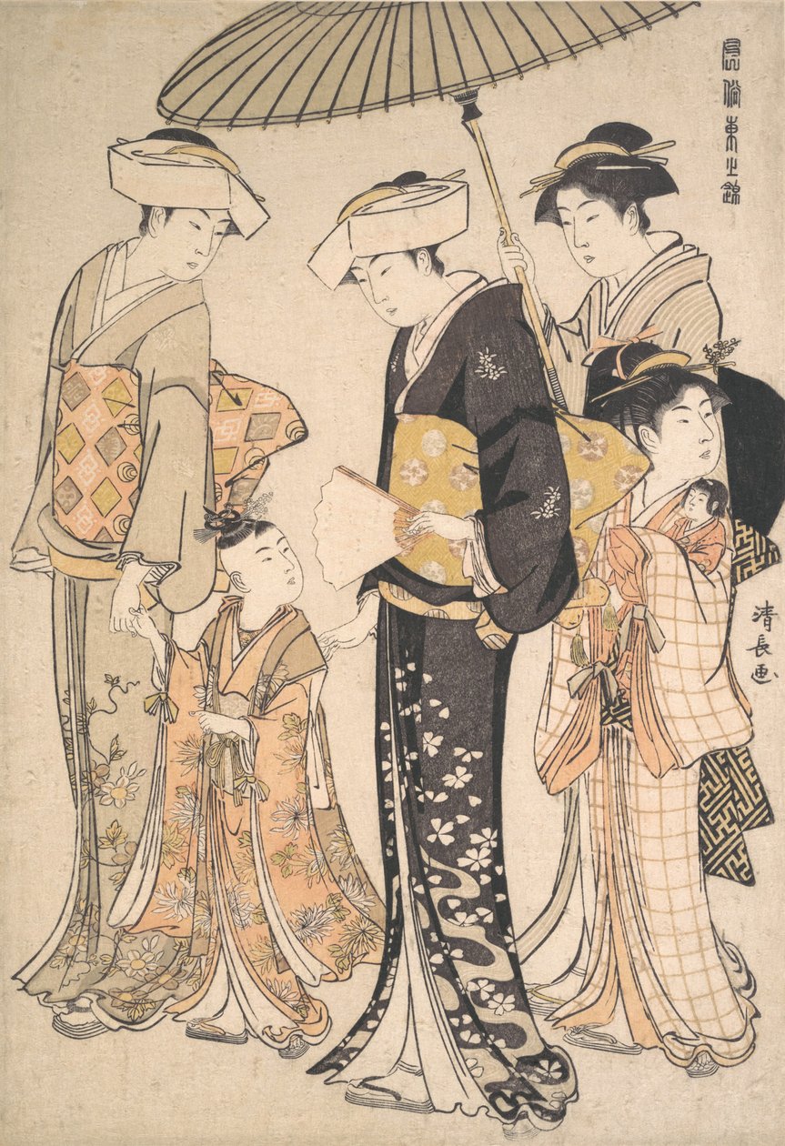 A Brocade of Eastern M..., yak. 1784. by Torii Kiyonaga
