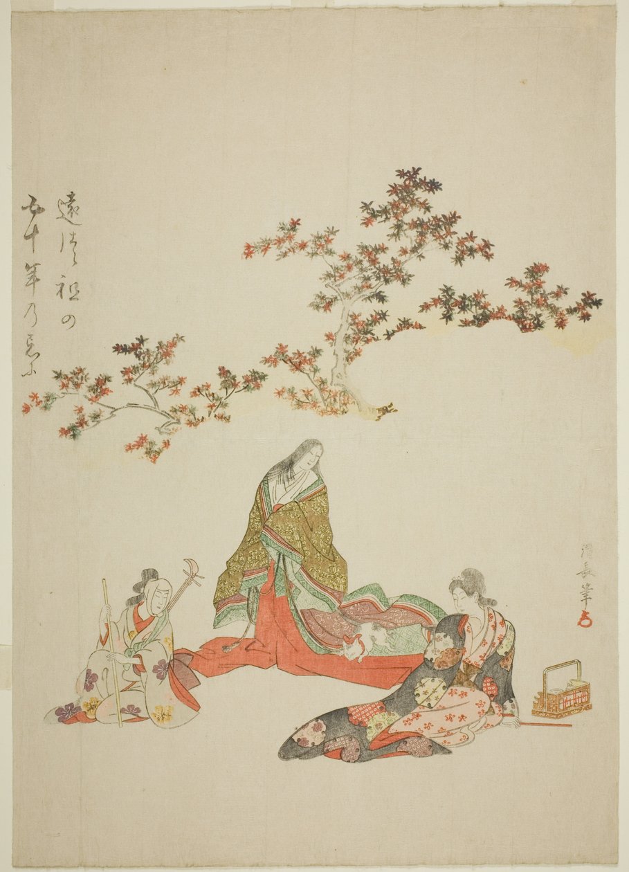 Surimono, aktör Iwai Hanshiro III