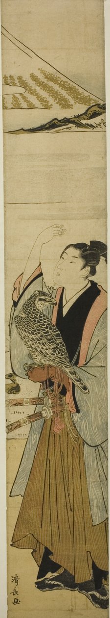 Yeni Yılın İlk Rüyasının Sembolleri Olan Genç Adam by Torii Kiyonaga