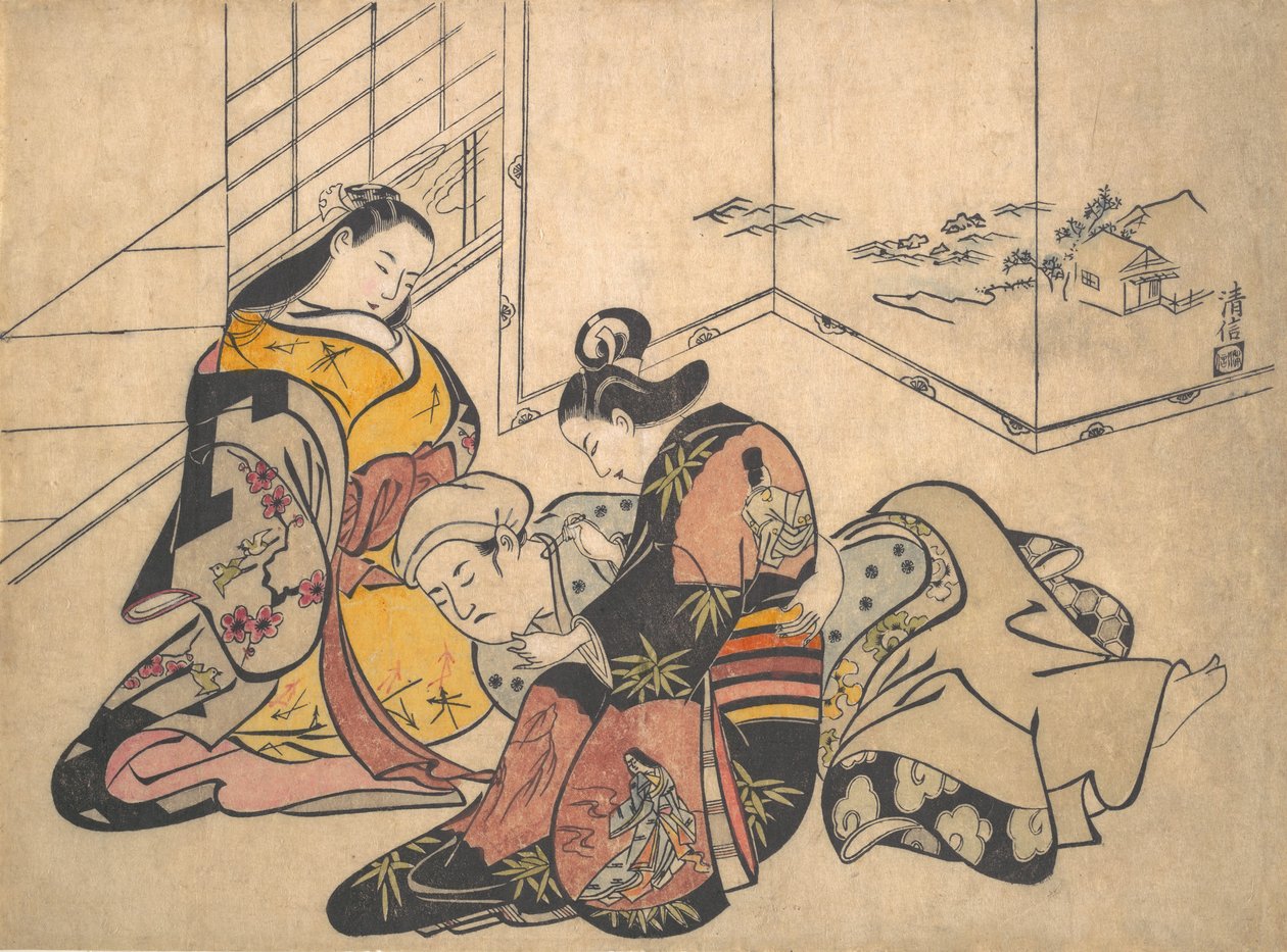 Baskı, 1703. by Torii Kiyonobu I