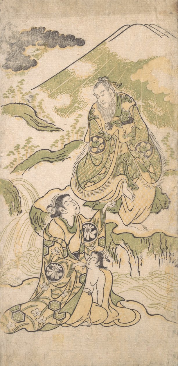 Bir Dramadan Sahne, ca. 1749. by Torii Kiyonobu I