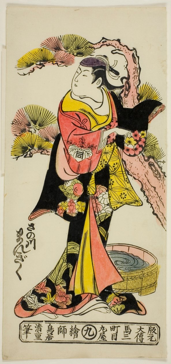 Aktör Sanogawa Mangiku I by Torii Kiyoshige