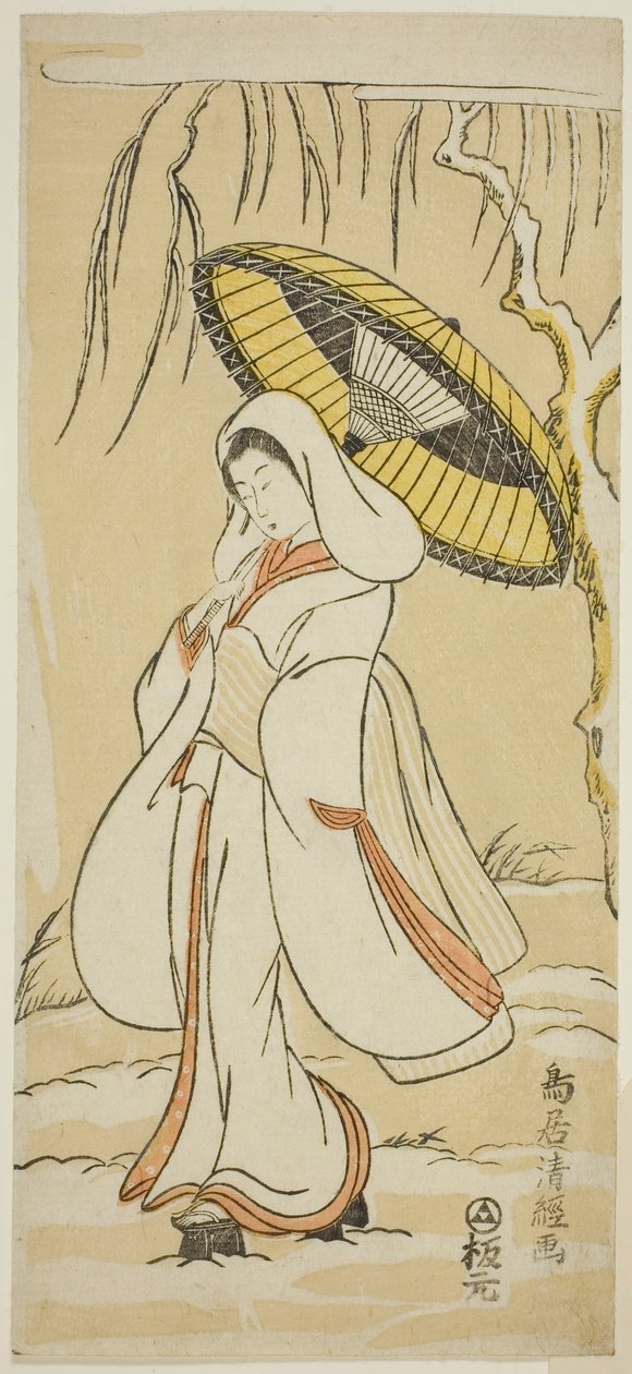 Balıkçıl Kızı by Torii Kiyotsune