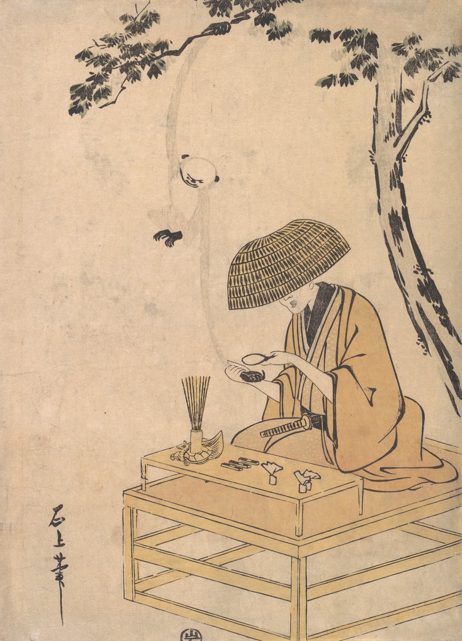 Büyüteç, ca. 1775. by Toriyama Sekien